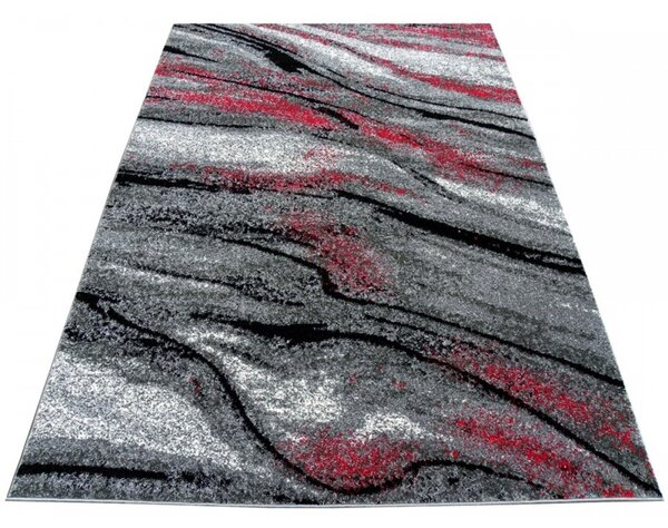 Kusový koberec Elmo 2 sivočervený, Velikosti 80x150cm
