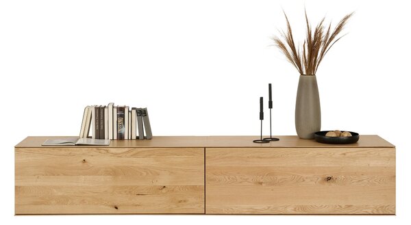NÍZKA KOMODA, dub, farba duba, 242/44/50 cm Dieter Knoll - Komody