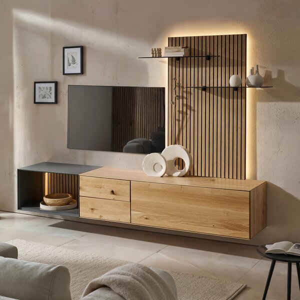 KOMODA, dub, farba duba, 60/44/50 cm Dieter Knoll - Komody