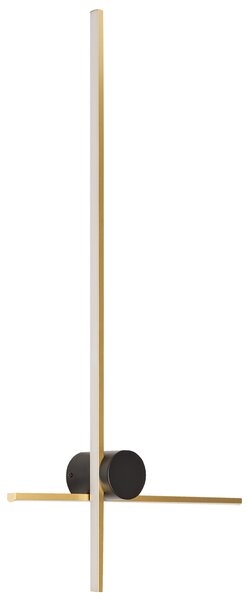 Nástenné LED svietidlo zlaté hliník železo 90 cm lampa na stenu obývacia izba spálňa moderný dizajn