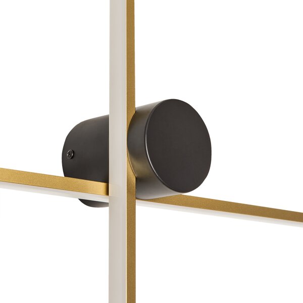 Nástenné LED svietidlo zlaté hliník železo 90 cm lampa na stenu obývacia izba spálňa moderný dizajn