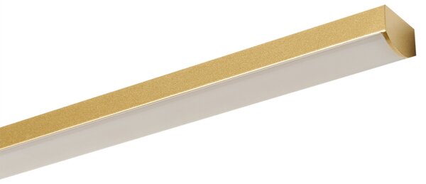 Nástenné LED svietidlo zlaté hliník železo 90 cm lampa na stenu obývacia izba spálňa moderný dizajn