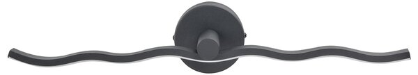 Obrazové a zrkadlové LED svietidlo čierne kovové 55 cm spálňa obývacia izba kúpeľňa zrkadlová lampa moderný minimalistický dizajn