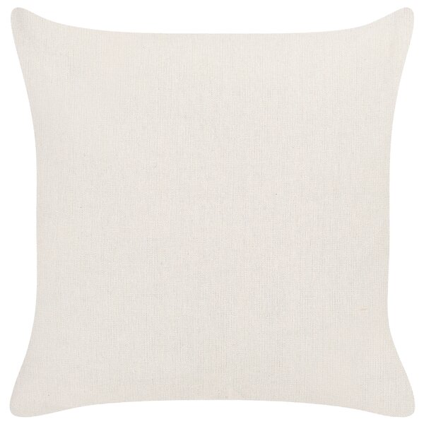 Sada 2 dekoratívnych vankúšov viacfarebná bavlna ľan polyester 45 x 45 cm snímateľné obliečky so zipsom moderná tradičná obývačka
