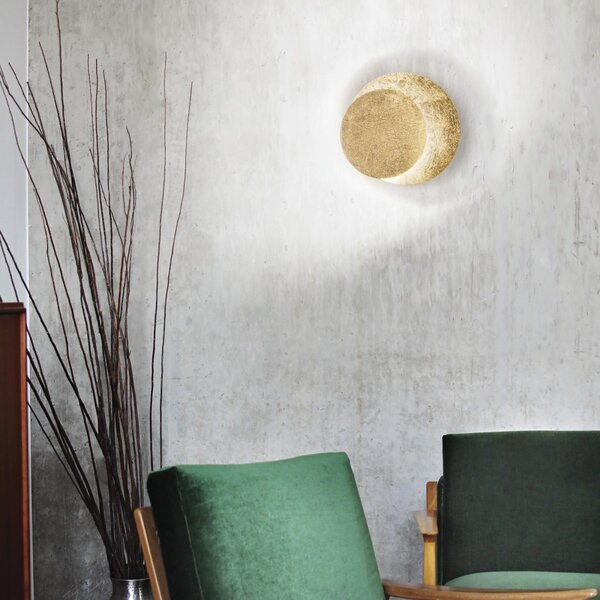 Ideal Lux 238944 LED nástenná dekoratívna lampa Tick 1x6W | 3000K - zlatá patina