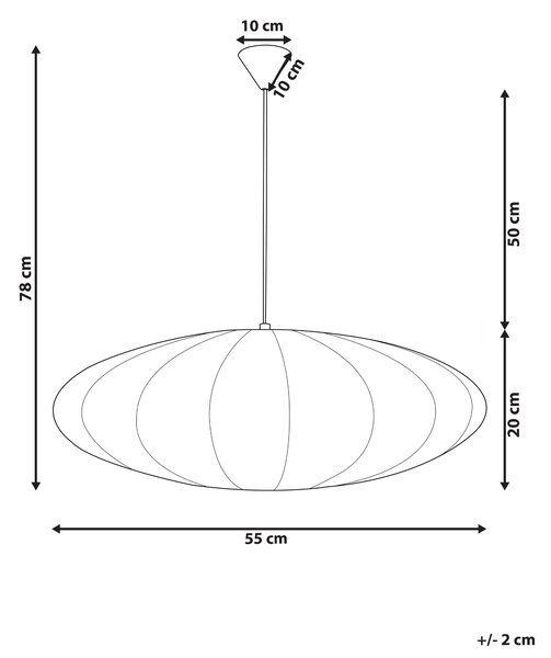 Závesná lampa biela nylon látkové tienidlo osvetlenie moderný štýl obývacia izba