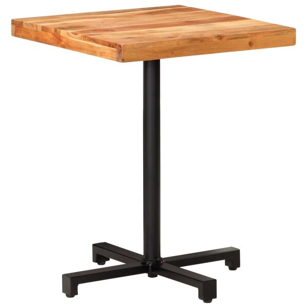 Bistro stôl štvorcový 60x60x75 cm akáciový masív