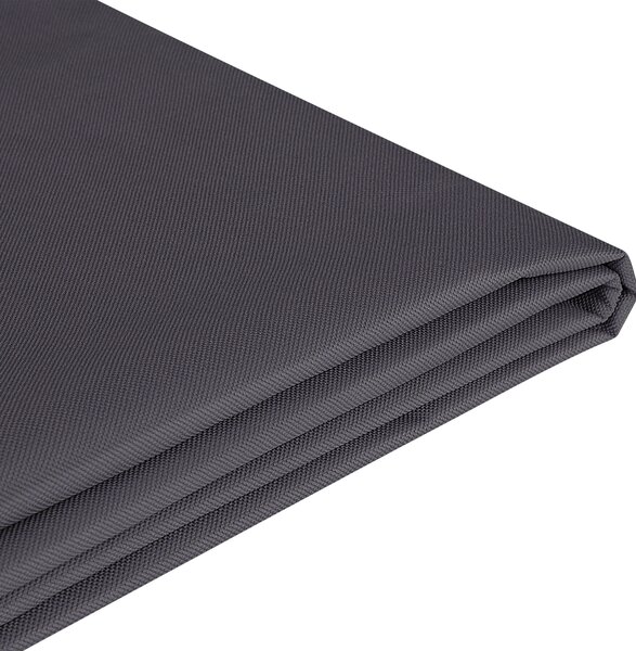 Ochranná plachta na záhradný nábytok čierna látka s PVC povlakom 185 x 105 x 75 cm kryt proti dažďu