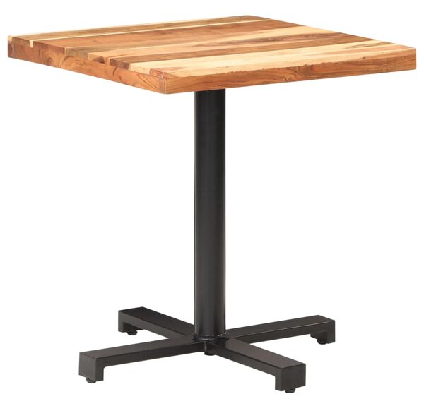 Bistro stôl štvorcový 70x70x75 cm akáciový masív