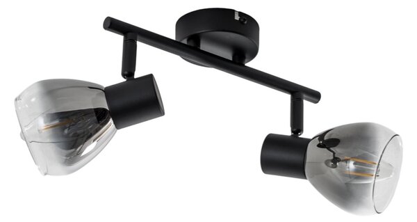 Stropné Lampa Lindby, Pendura, stmievateľné, Sivá, Jedáleň, Kov, Moderný