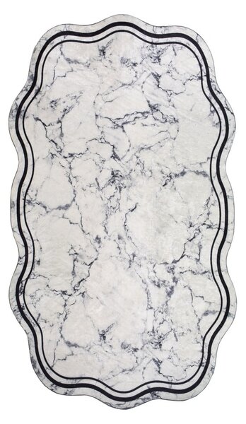 Biely/sivý koberec 120x80 cm - Vitaus