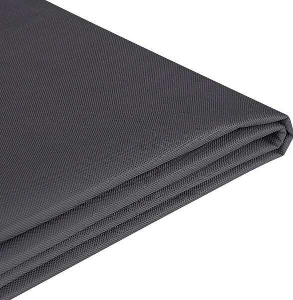 Ochranná plachta na záhradný nábytok čierna látka s PVC povlakom 275 x 230 x 70 cm kryt proti dažďu