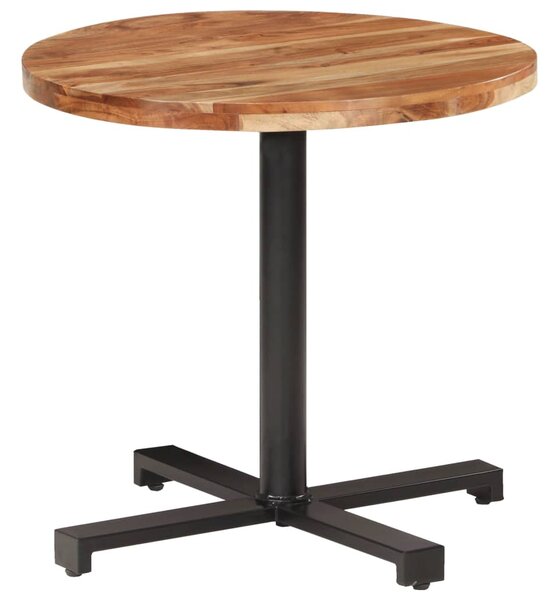 Bistro stôl okrúhly Ø80x75 cm akáciový masív