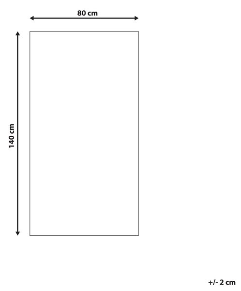 Viacfarebný detský koberec 80 x 140 cm polyesterový so žltými rybičkami do detskej izby