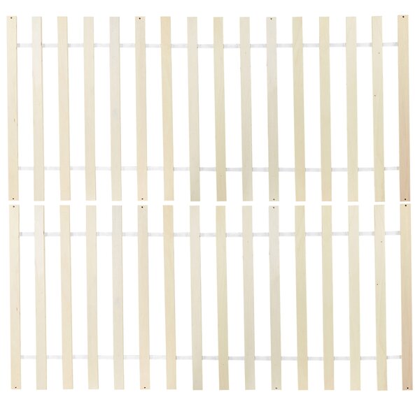 Lamelový rošt svetlohnedá topoľové drevo 140 x 200 cm rolovacie lamely pod matrac spálňa