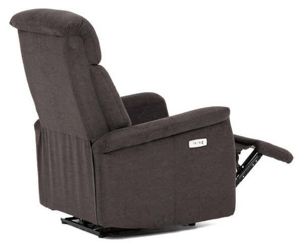 Polohovacie kreslo hnedé elektrické TV-925 BR2
