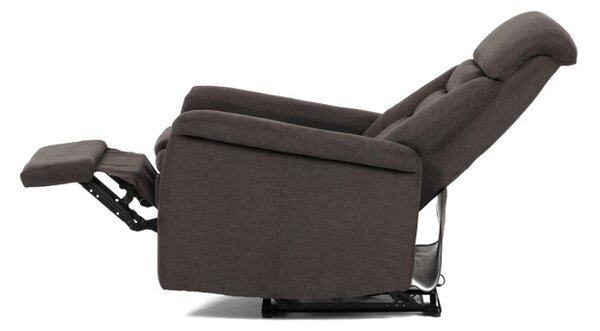 Polohovacie kreslo hnedé elektrické TV-925 BR2