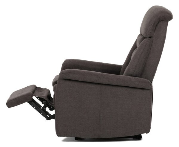 Polohovacie kreslo hnedé elektrické TV-925 BR2