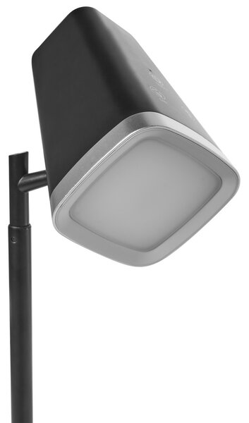 Stolná a nástenná LED lampa čierna syntetický materiál 3 režimy teploty svetla so stmievačom nastaviteľná odnímateľná kancelária