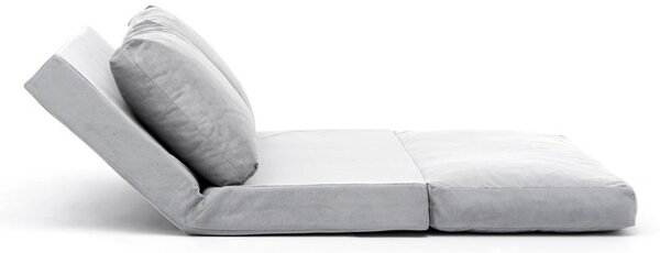 Hanah Home 2-miestna viacúčelová pohovka Taida 120 cm sivá