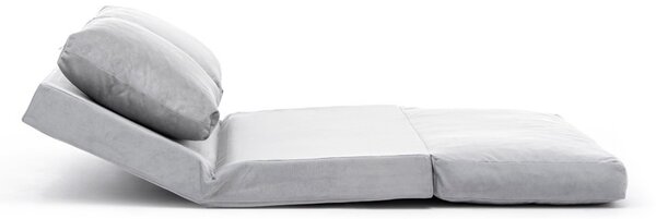 Hanah Home 2-miestna viacúčelová pohovka Taida 120 cm sivá