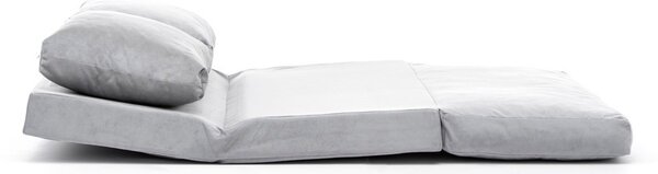 Hanah Home 2-miestna viacúčelová pohovka Taida 120 cm sivá