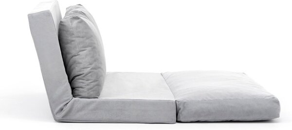 Hanah Home 2-miestna viacúčelová pohovka Taida 120 cm sivá