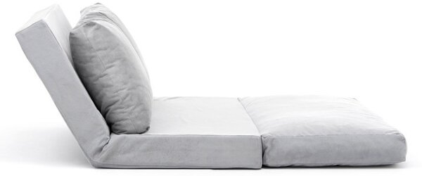 Hanah Home 2-miestna viacúčelová pohovka Taida 120 cm sivá