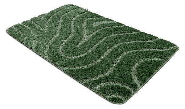 Kúpeľňový koberček SUPREME WAVES vlny, zelený