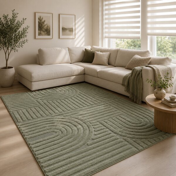 Ayyildiz , Kusový koberec Art 1121 Green, 60x110, zelená, obývacia izba
