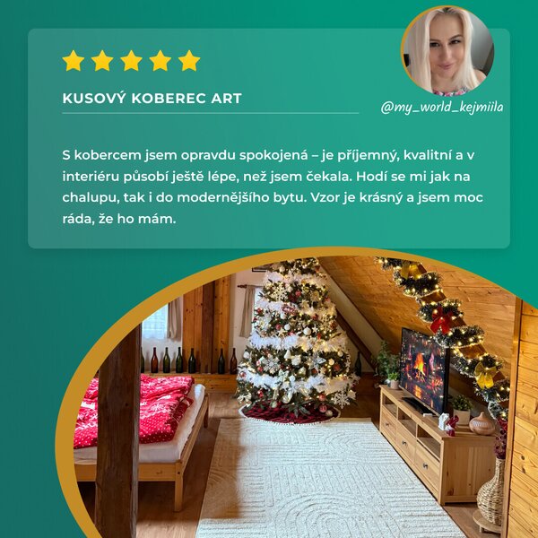 Ayyildiz , Kusový koberec Art 1121 Green, 60x110, zelená, obývacia izba