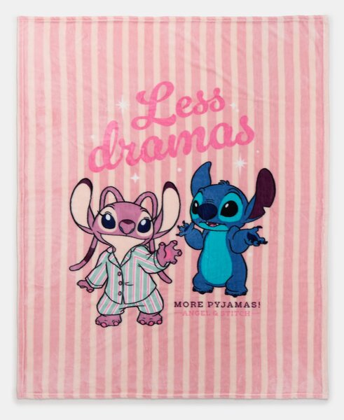 Sinsay - Deka Lilo & Stitch - pastelová ružová