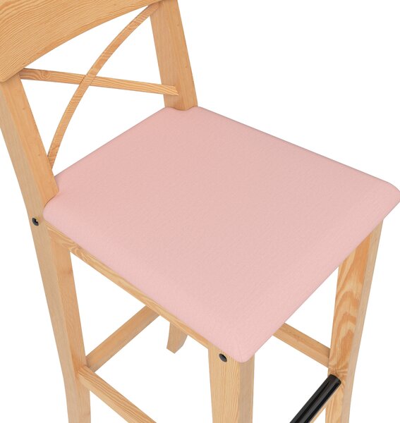 Poťah na barovú stoličku Ingolf s čalúneným sedadlom