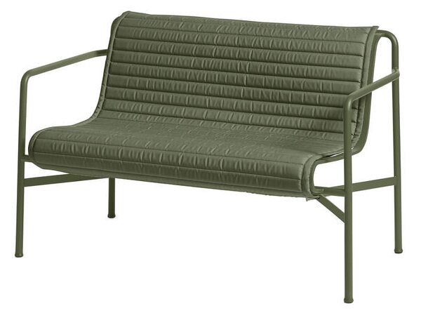 HAY Textilný podsedák Palissade Dining Bench quilted cushion, olive