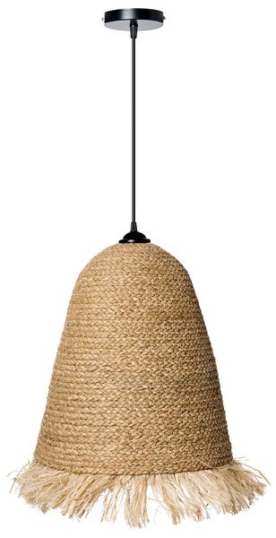 Závesná lampa prírodná vodný hyacint a banánové vlákno pletený dizajn ručná výroba boho štýl obývacia izba jedáleň