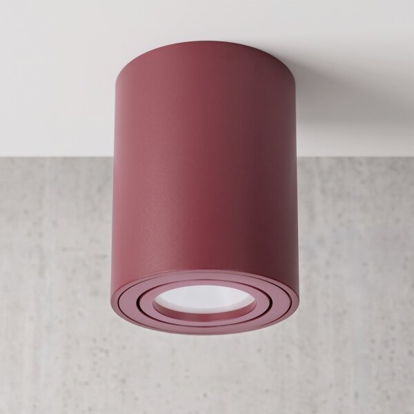 Brilagi - Bodové svietidlo MIA 1xGU10/30W/230V 100x80 mm bordová