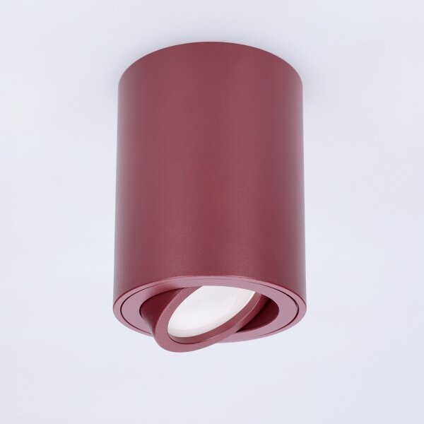 Brilagi - Bodové svietidlo MIA 1xGU10/30W/230V 100x80 mm bordová