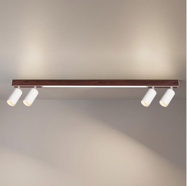 BRILAGI - LED bodové svietidlo SELE 4xGU10/30W/230V + LED/25W biela/dubový dekor