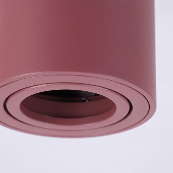 Brilagi - Bodové svietidlo MIA 1xGU10/30W/230V 100x80 mm bordová