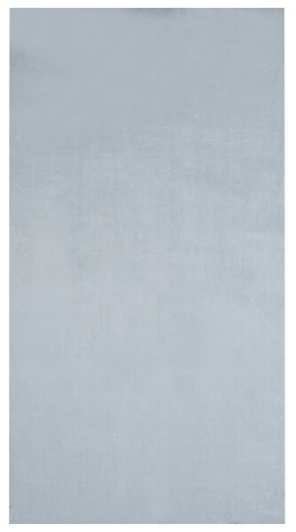 Koberec sivozelený umelá zajačia kožušina polyester 80 x 150 cm mäkký huňatý s vysokým vlasom obývačka spálňa