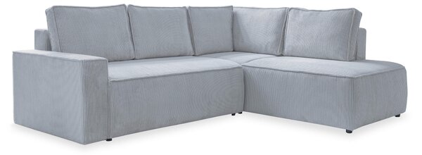 ROHOVÁ SEDAČKA, textil, svetlosivá MID.YOU - Sedačky, Online Only