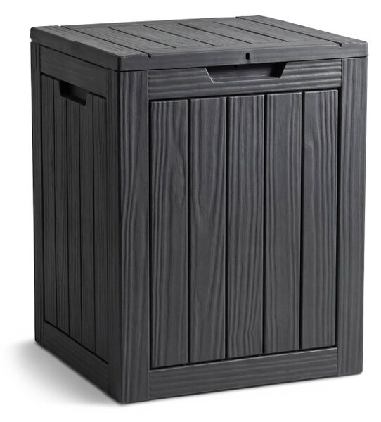 Záhradný úložny box čierny 113 L