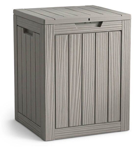 Záhradný úložny box sivý 113 L