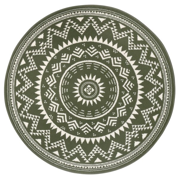 Hanse Home Collection koberce Kusový koberec Celebration 105504 Valencia Green kruh - 200x200 (priemer) kruh cm
