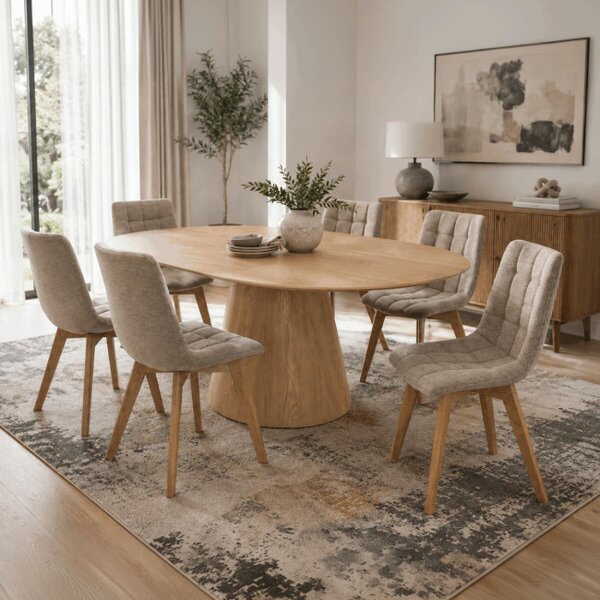 Jedálenský stôl 160x90 cm HT-L3523 OAK dub