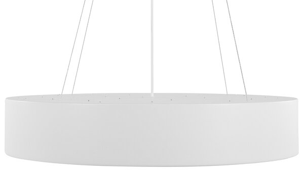 Závesná lampa biela oceľová akrylová integrované LED svetlo okrúhle svietidlo moderný dizajn