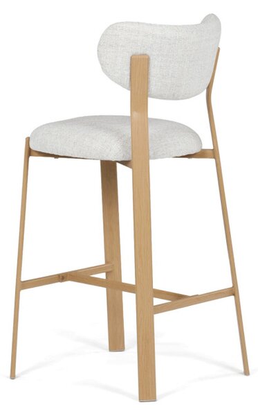 Barová stolička biela AUB-L3125 OAK