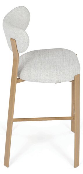 Barová stolička biela AUB-L3125 OAK