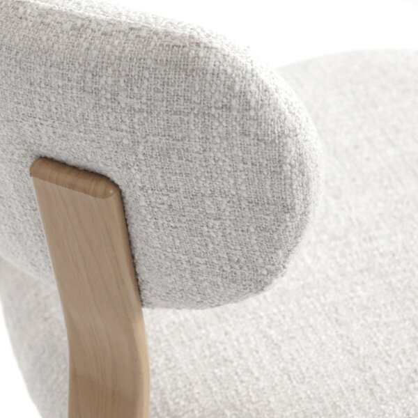Barová stolička biela AUB-L3125 OAK