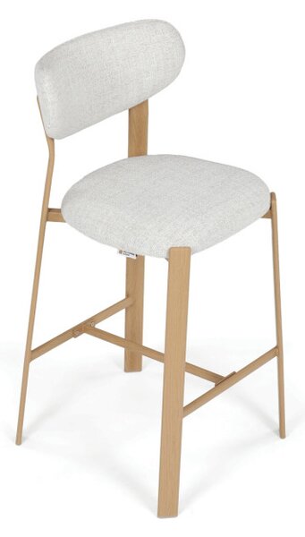 Barová stolička biela AUB-L3125 OAK